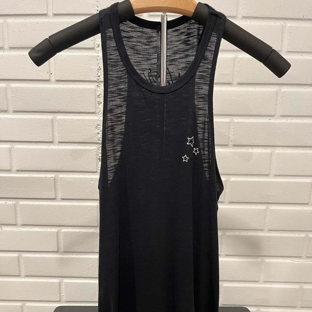 Black Sleeveless Women's Top